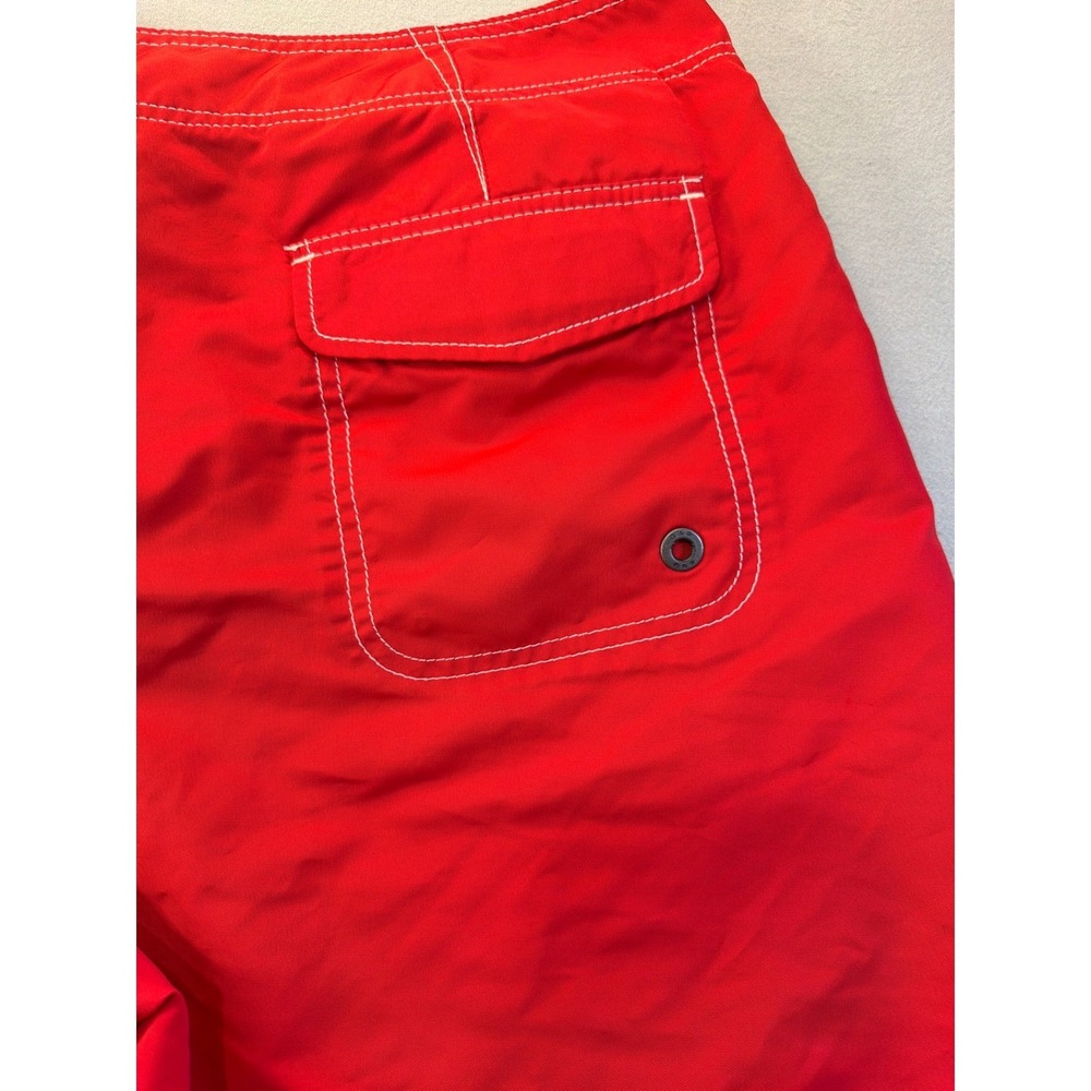 Gap Mens XL Red Board Shorts Swim Trunks Mesh Lined Drawstring Pocket 7.5" - Picture 6 of 8